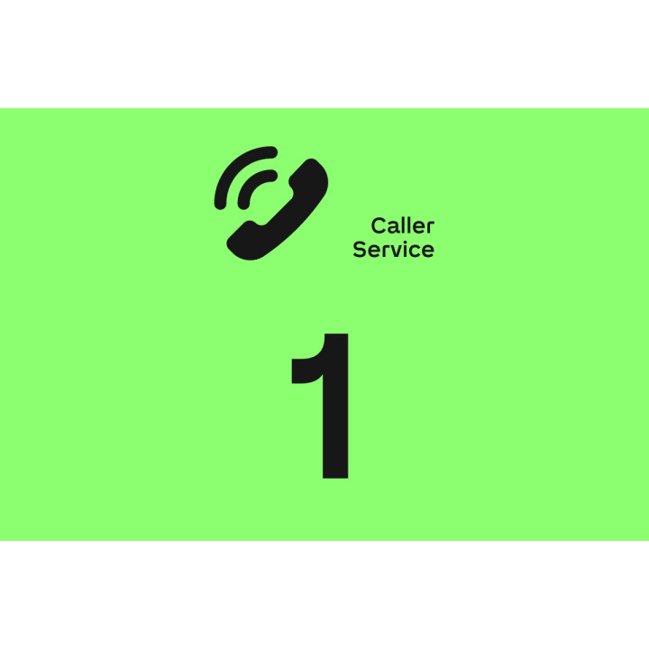Caller Service 1 Year