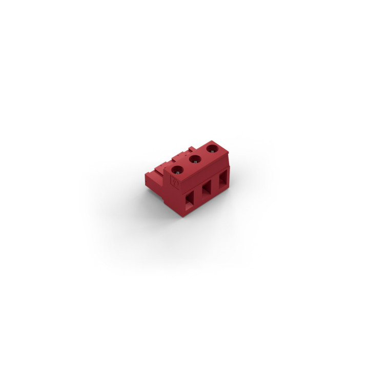 Screw-Plug Terminal Red 3-Pin
