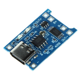 LI-ION AKUN LATAUSMODUULI CHAR-4056-18650/USB-C