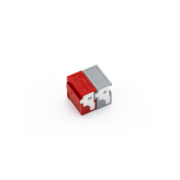 Push Plug-In Terminal Red/Gray
