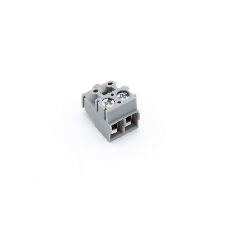 Screw-Plug Terminal Top Gray 2-Pin
