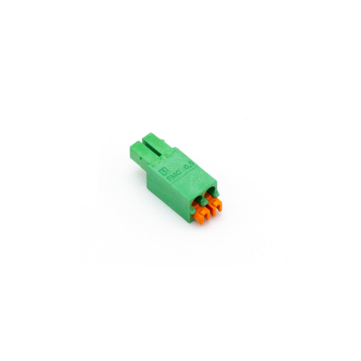 Push Plug-In Terminal Green 2-Pin