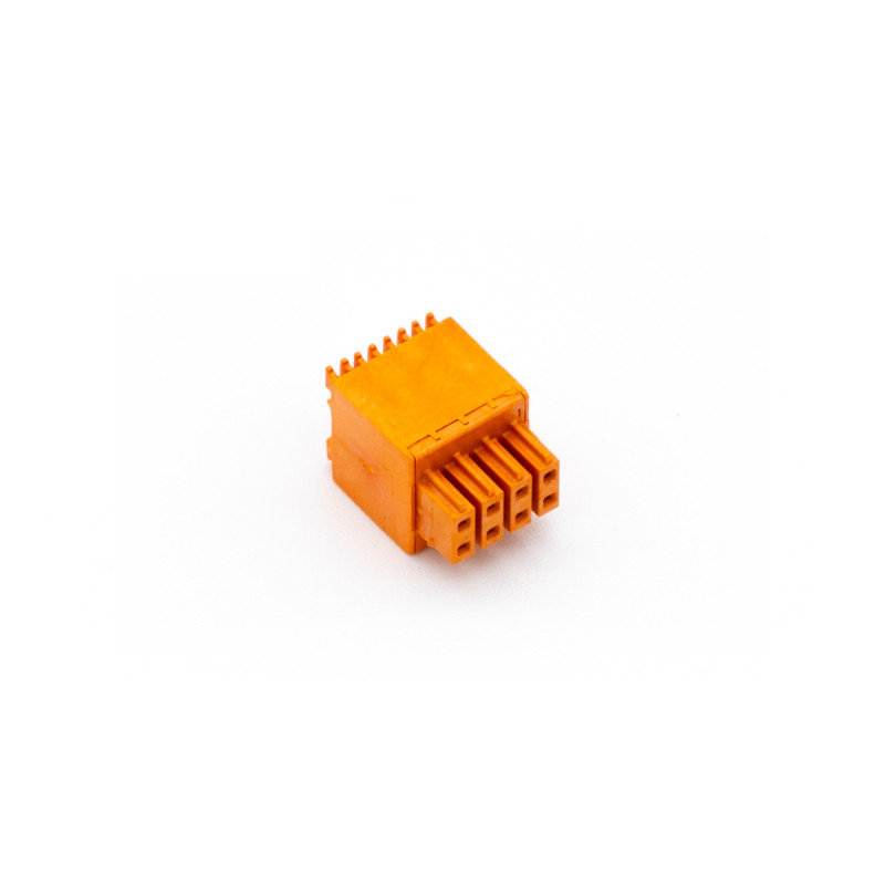 Loxone Push Plug-In Terminal Orange 8-Pin