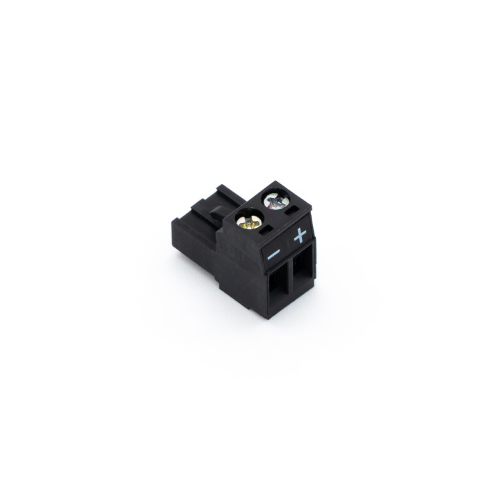 Screw-Plug Terminal Black 2-Pin
