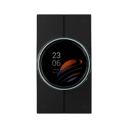 Akubela RT61-POE-EU-B HyPanel Lux Piano PoE Smart Home Panel, Black