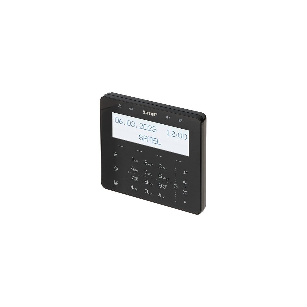 SENSORIC KEYPAD FOR ALARM CONTROL PANEL INT-KSG2R-B SATEL