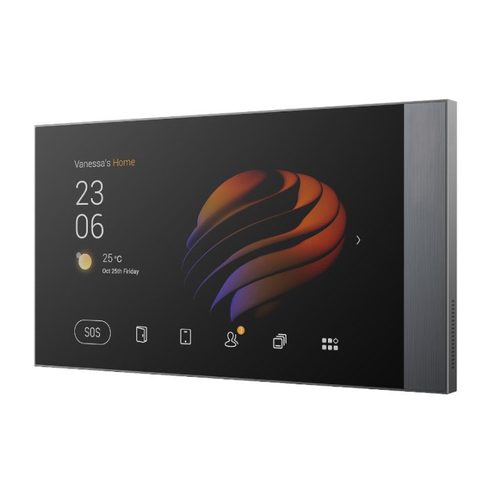 Akubela PG71N-POE-EU HyPanel Pro Smart Home Panel with PoE, 8" Display, Android 10, Gray