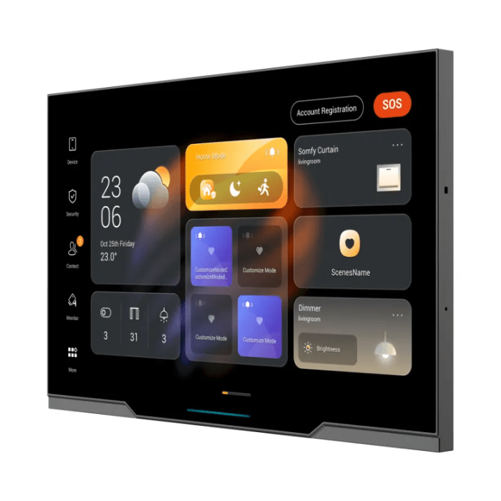 Akubela HyPanel Ultra ST Smart Home Control Panel PH81-POE-ST Gray