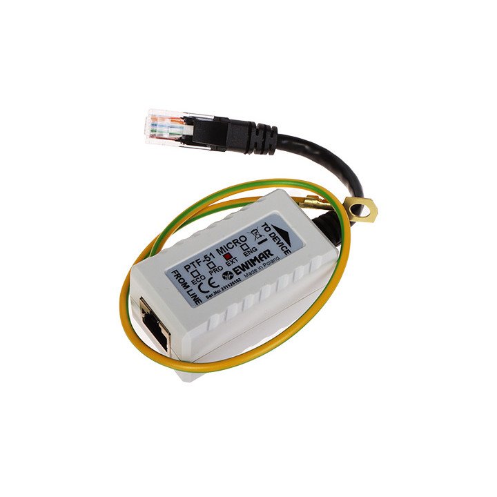 EWIMAR PTF-51-EXT/POE/MICRO Surge Protector for Ethernet/PoE