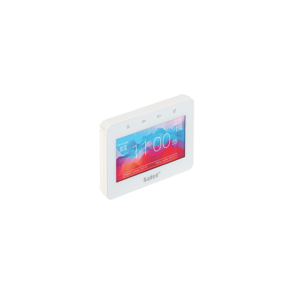 GRAPHIC KEYPAD FOR ALARM CONTROL PANEL INT-TSG2R-W SATEL