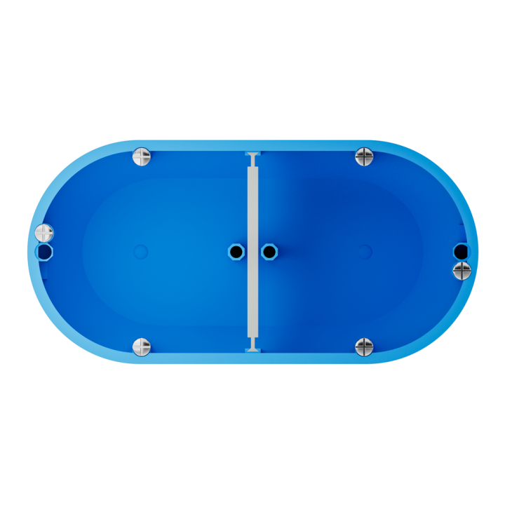 Ekinex монтажная коробка EK-SI2-2T-W