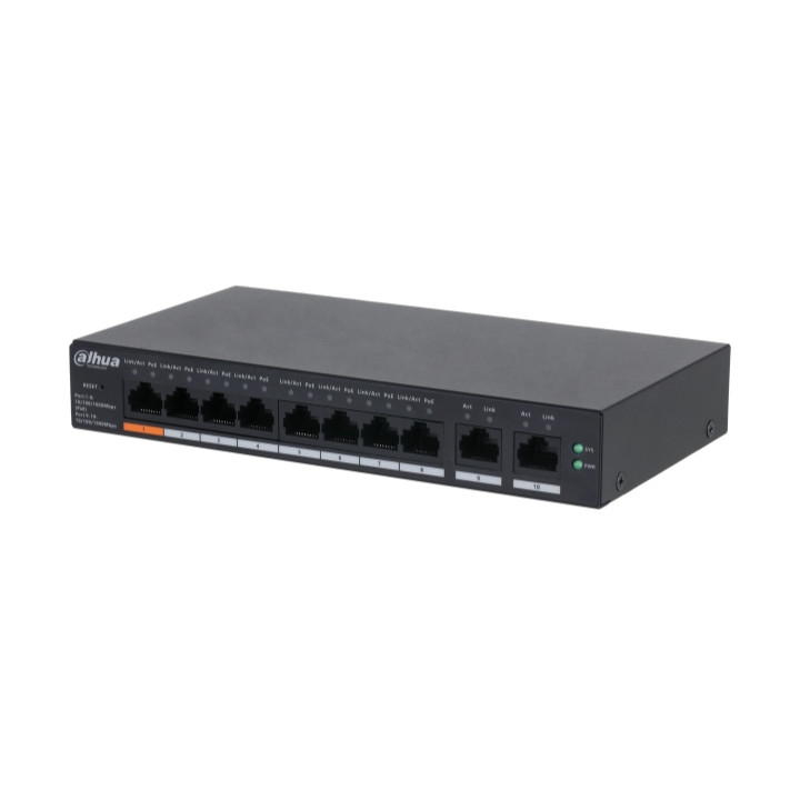 DAHUA CS4010-8GT-60 8 portu PoE slēdzis