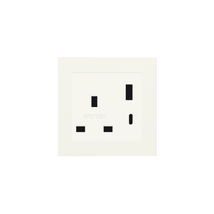 2 USB pieslēgvieta (A+C tips) krāsota Square Cover UK ligzda (55x55) Metal Carbon