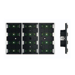 Spiedpoga 6 reizes - sarkana/balta LED