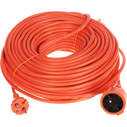 Strāvas kabelis 2x1,5mm² 50m oranžs PVC PS-2X1.5-50M