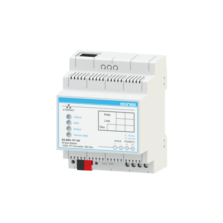 Устройства шлюза M-Bus Master-KNX-TP-20 — совместимые с KNX