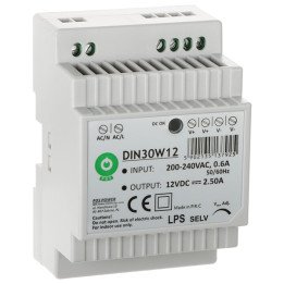 POS DIN30W12 30W 12V DIN Rail Power Supply