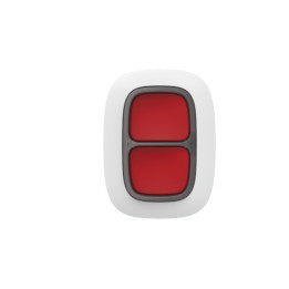Белая беспроводная тревожная кнопка Ajax DoubleButton