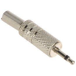 JACK-W/2.5/M/MET Jack Connector, 2.5 mm², Male, Metal