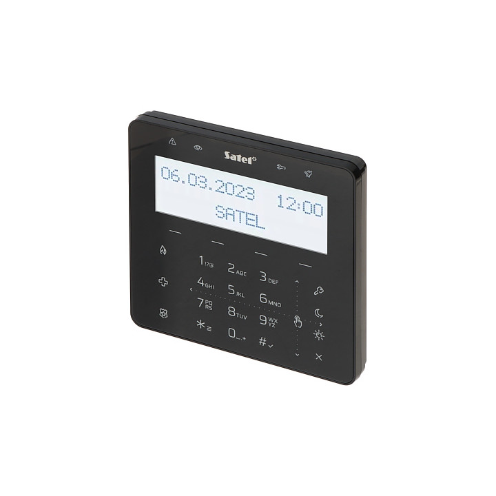SATEL INT-KSG2R-B vadu tastatūra, melna