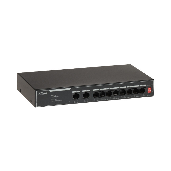 DAHUA SF1010LP 8 portu PoE slēdzis 10/100