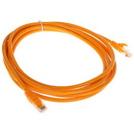 Patchcord RJ45 Cat6 3m Orange
