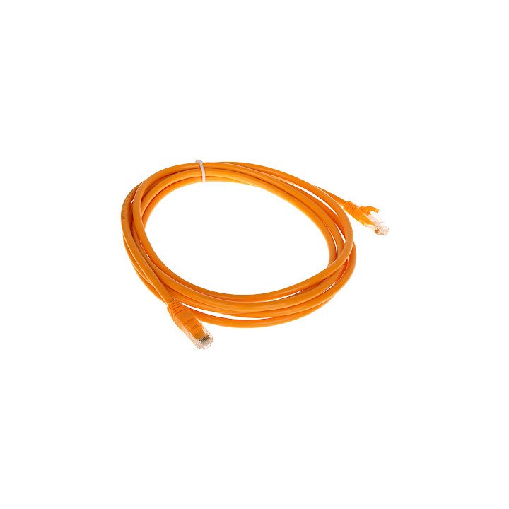 Patchcord RJ45 Cat6 3m Orange