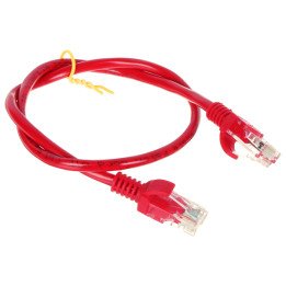 Patchcord RJ45/0.5-RED 0.5 m
