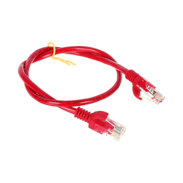 Patchcord RJ45/0.5-RED 0.5 m