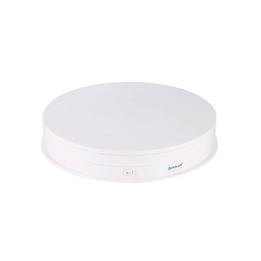 Elektriline poorlev plaadimangija Puluz 30cm USB (valge)