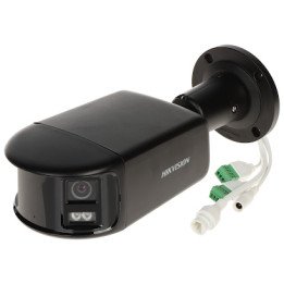 Hikvision DS-2CD2T87G2P-LSU/SL(4MM)(C)BLACK 7.4 MP Panoramic ColorVu IP Camera with PoE and IP67