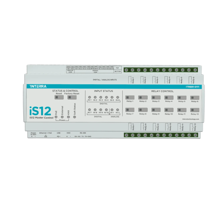 Interra ITR891-0010 iS12 Master Control ar/ KNX