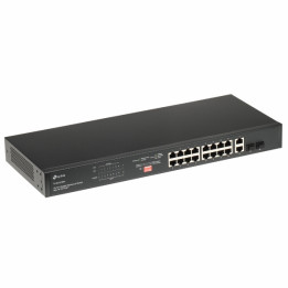 TP-LINK TL-SG1218MP 18 portu Gigabit neuzraudzīts PoE+ slēdzis ar 16 PoE+ portiem, 250W budžets, statīvā montējams
