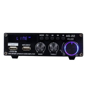 Blitzwolf AS-22 helivoimendi, 45W, Bluetooth 5.0, USB + kaugjuhtimispult (must)
