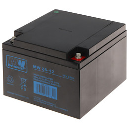 12V 26Ah Svina-skābes Akumulators MW 12V/26AH-MW