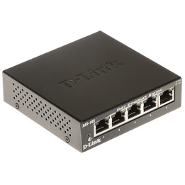 D-Link DES-105/E 5 portu 10/100Mbps nepārvaldāms slēdzis