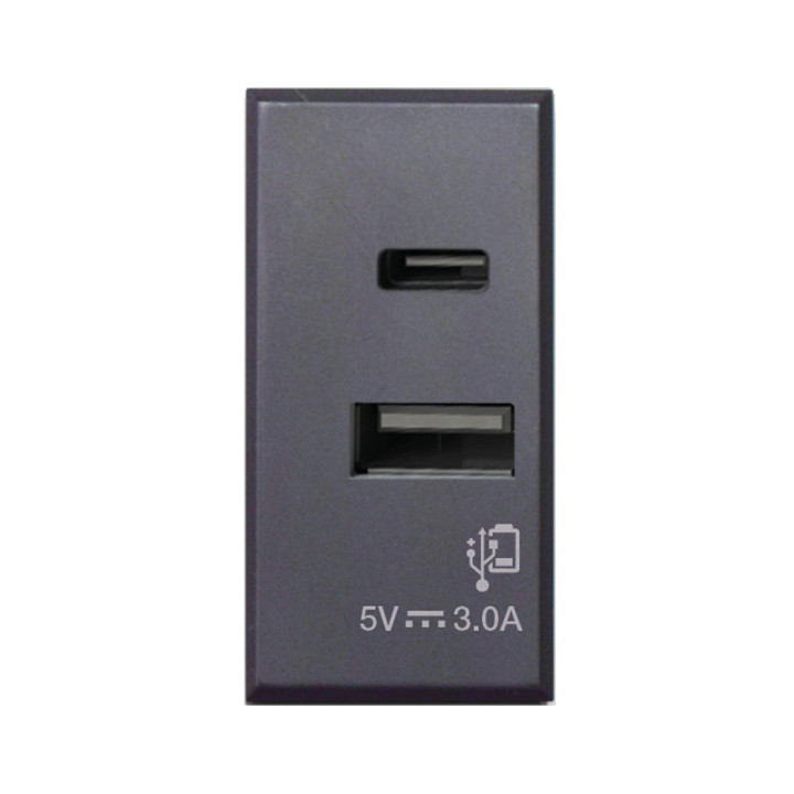 AVE ITR445082USBAC USB-LAADIJA, TÜÜP A-C 3A TEKLA 1M