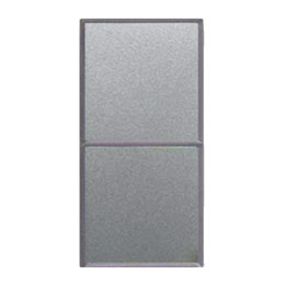 AVE ITR443056 kahe nupuvajutusega lüliti (1NO+1NO), 10A, alumiinium, 1 moodul