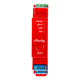 Shelly PRO 1PM WiFi + 1-канальное интеллектуальное реле Ethernet с измерителем мощности и поддержкой DIN-рейки - Sonoff, SmartWi