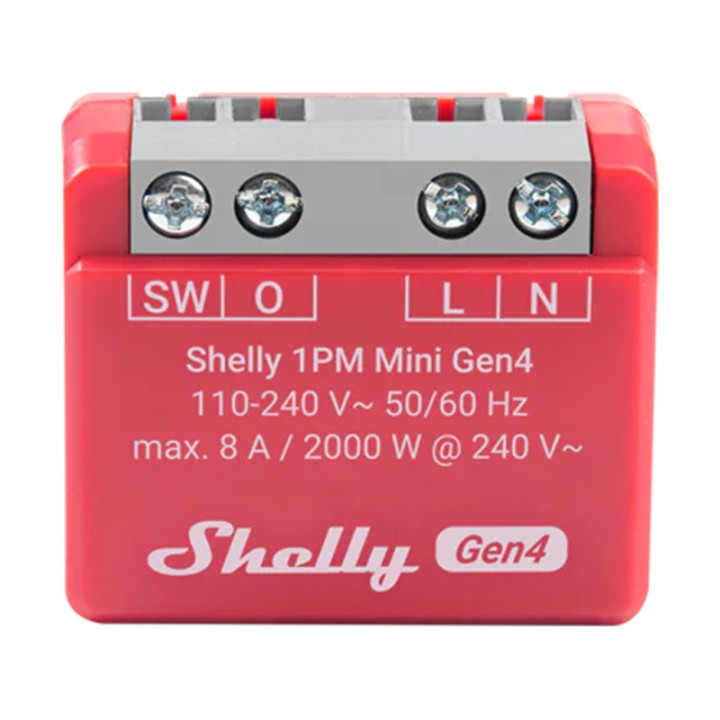 Shelly 1PM Mini Gen4 Smart Relay & Energy Meter (Zigbee/Matter)