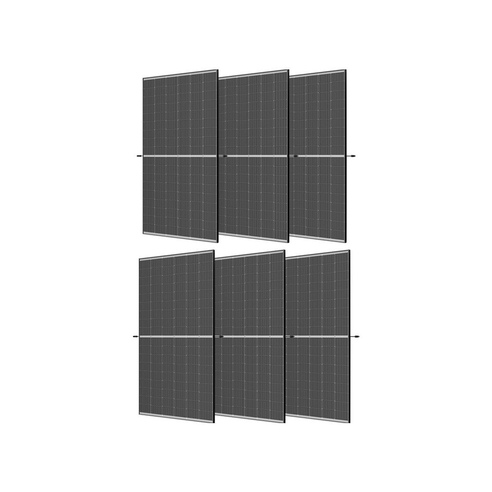 Set of 6x Trina 510W photovoltaic panel.