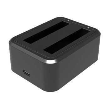 USB dvieju bateriju ikroviklis PULUZ, skirtas Insta360 X3