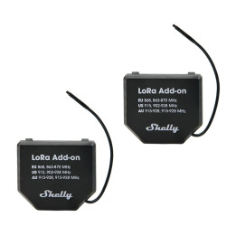 Komplektis 2 EU868 releed gen.3/4 Shelly LoRa lisandmoodulile