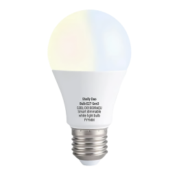 Shelly SH-CCT-BULB-E27-GEN3 viedā LED spuldze E27 CCT