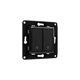 Shelly Wall Switch 2 poga - melna - Sonoff, SmartWise, Shelly ES vairumtirdzniecības izplatīšana