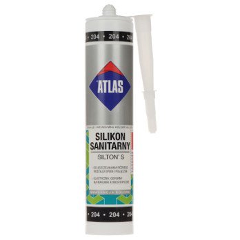 SANITAARINEN SILIKONE SIL-S280-B/ATLAS SILTON S -PARUUNA 280 ml MUSTA