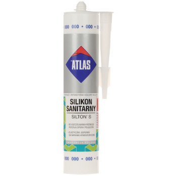 SANITARY SILICONE SIL-S280-T/ATLAS SILTON S CARTRIDGE 280 ml COLORLESS