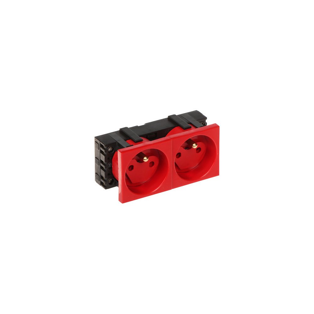 DATA DOUBLE SOCET OUTLET, JOLLA SOCET ACCESS ELEMENT GN-DATA-2P/LS System 45
