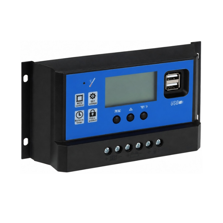 SAULES ĮKROVIMO VALDIKLIS SCC-60A-PWM-LCD-S2