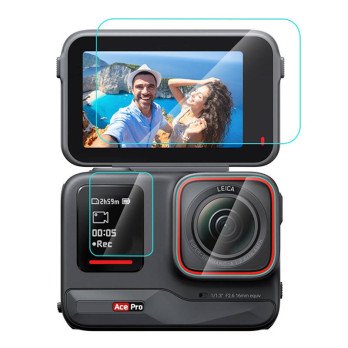 Kolm uhes karastatud klaasist kile PULUZ Insta360 Ace Pro (PU951T) jaoks